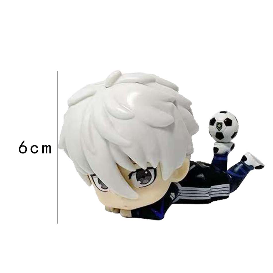 BLUE LOCK Action Figures Isagi Yoichi Bachira Meguru Anime Figure Q Version Figurine PVC Collectible Model Kids Doll Toys Gifts