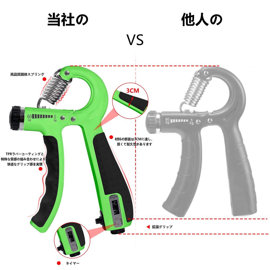 MAHOUYA Grip Strength Training Hand Grip Muscle Training Goods 5-60kg
