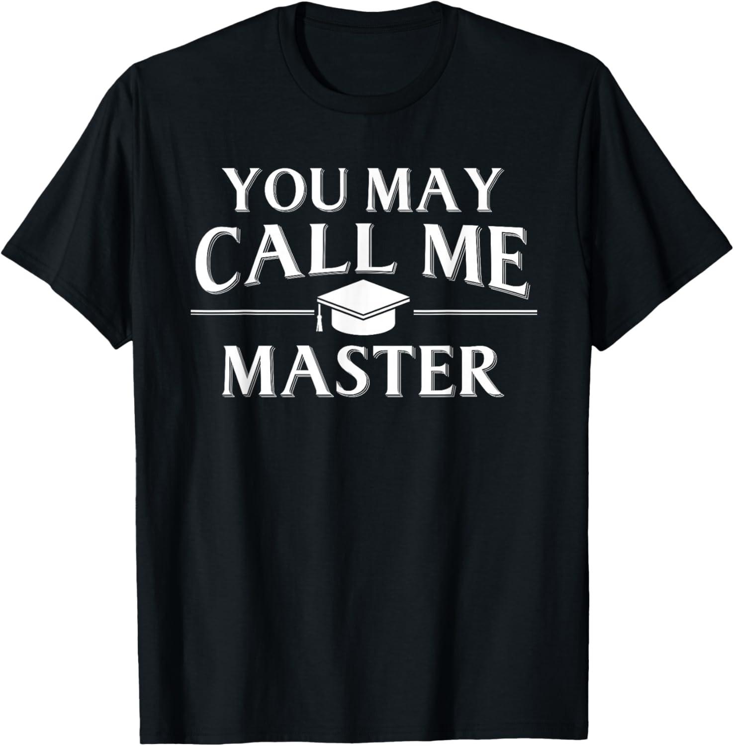 Funny Masters Degree Designs for Men Women MBA Education T-Shirt Small T Shirt S