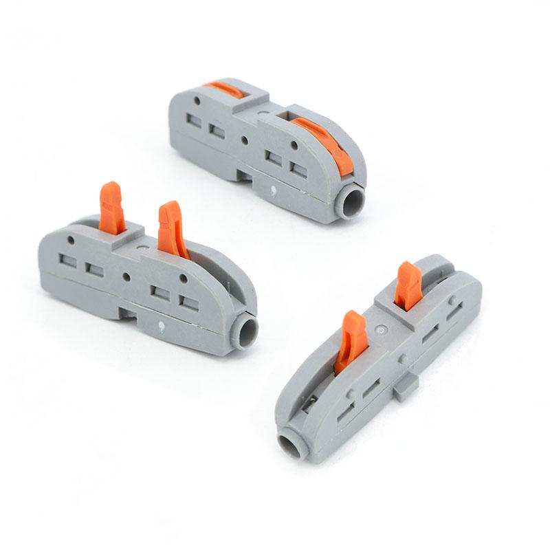 10pcs 1 To 1 Way Inline Lever Wire Connectors   Assemblable Wire Connector Electrical Connectors Wire Terminals