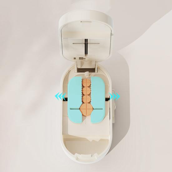 Pillenschneider Teiler Tragbar 2-in-1 Pillenschneider Einstellbar 1/2 1/4 Tablettenteiler mit Scharfer Klinge für Kleine Und Winzige Pillen Arbeit Reisegebrauch