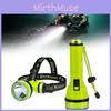 Diving Head Lamp Rechargeable Waterproof Led Light For Underwater Search And Fishing