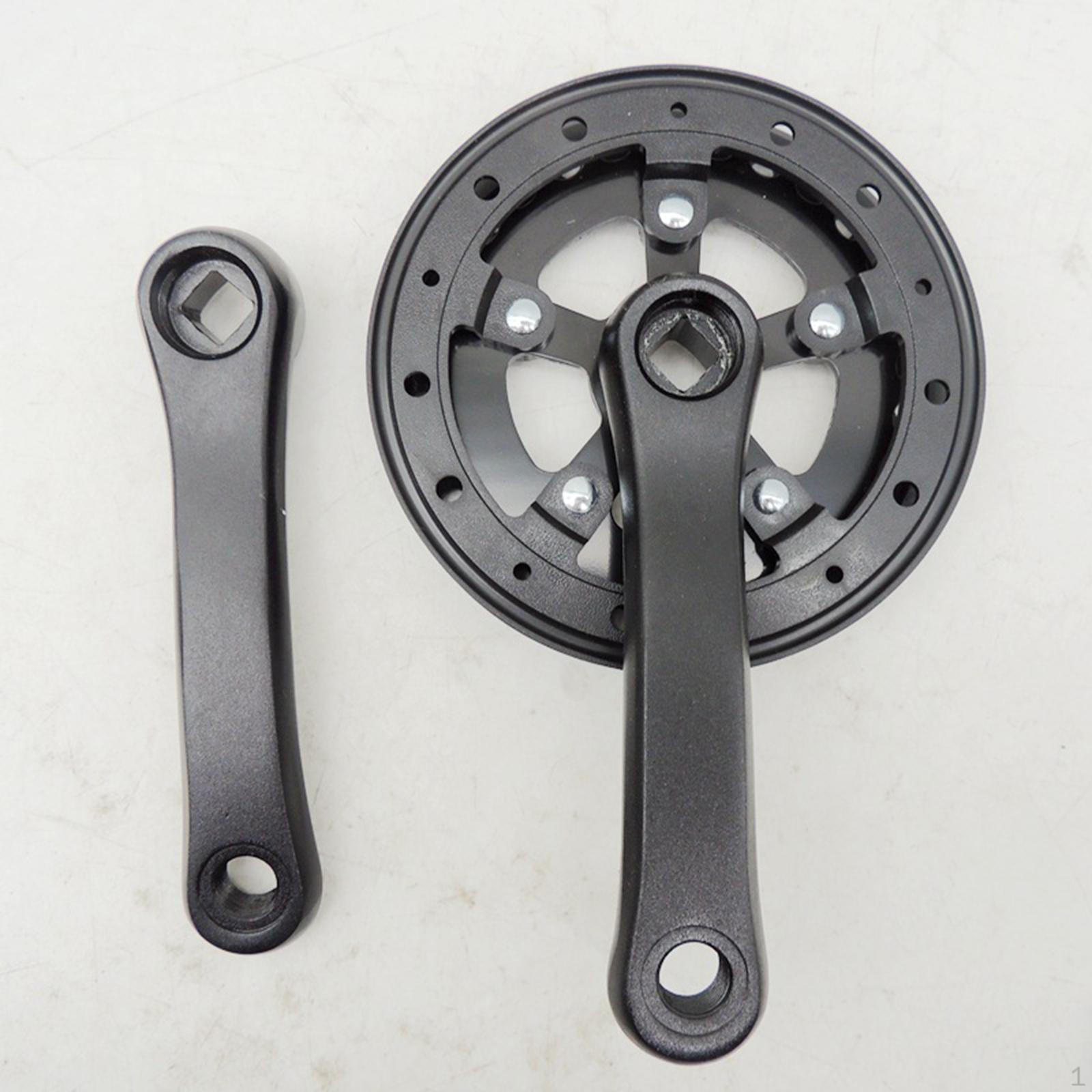 

Crankset for Children s , Lightweight, with Chain Guard, Easy to Assemble, Spare Part, Crank Arm 28T 127mm