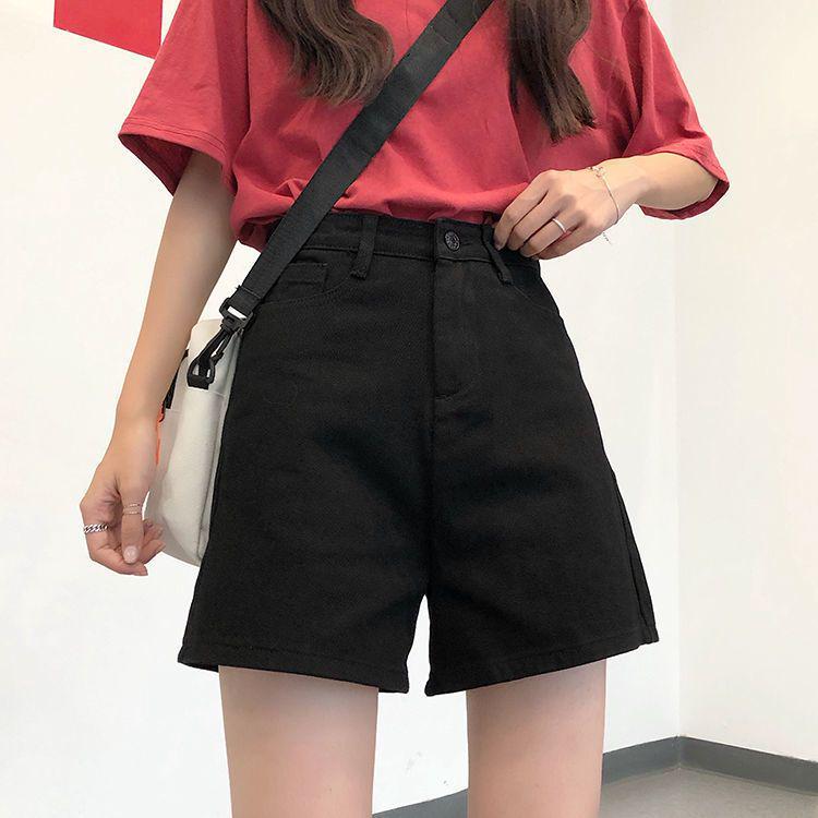 Women s Summer 2026 High-Waisted Black Wide-Leg Slimming Casual Pants XXL