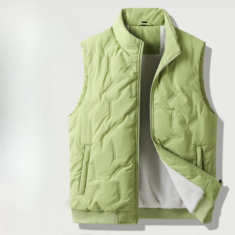 

Мужской пуховый хлопковый жилет большого размера на осень и зиму, теплый жилет, плюс бархатный комплект для пары, новая повседневная жилетка-куртка 9XL