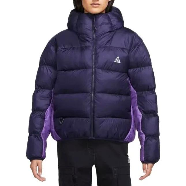 Nike AS W TFADV LUNAR LAKE Puffer Jacket Coat Women's Purple (Unisex) Puffer Jackets FB8001 555