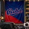Wall Hanging Tapestry Chicago Cubs Print Cloth for Living Room Bedroom Home Decor