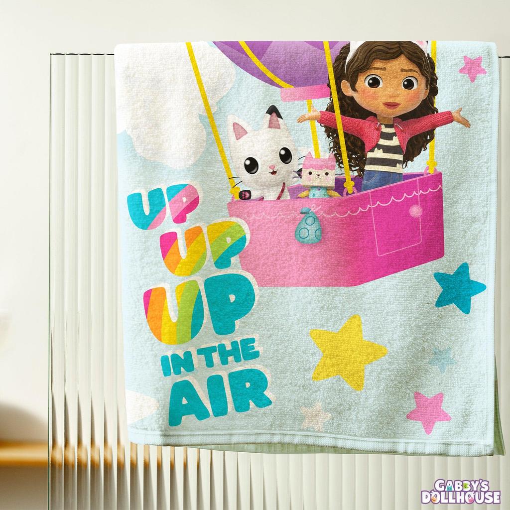 Gabby´s Dollhouse Childrens/Kids Up Up The Air Cotton Towel