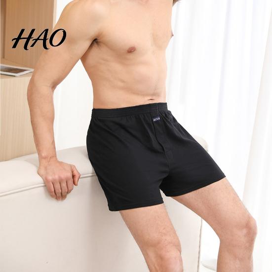 Panties High Waist Elastic Waistband Thin Men Underwear Solid Color Loose Shorts Briefs
