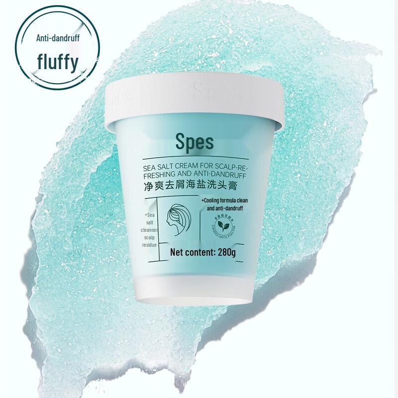 Spes Refreshing Anti-Dandruff Sea Salt Hair Cleansing Cream