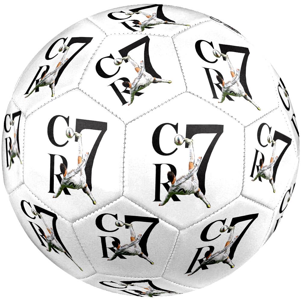 Football Player Celebration Size 5 Football Machine-Stitched Indoor/Outdoor Training and Matches Perfect Commemorative Gift for Soccer Lovers