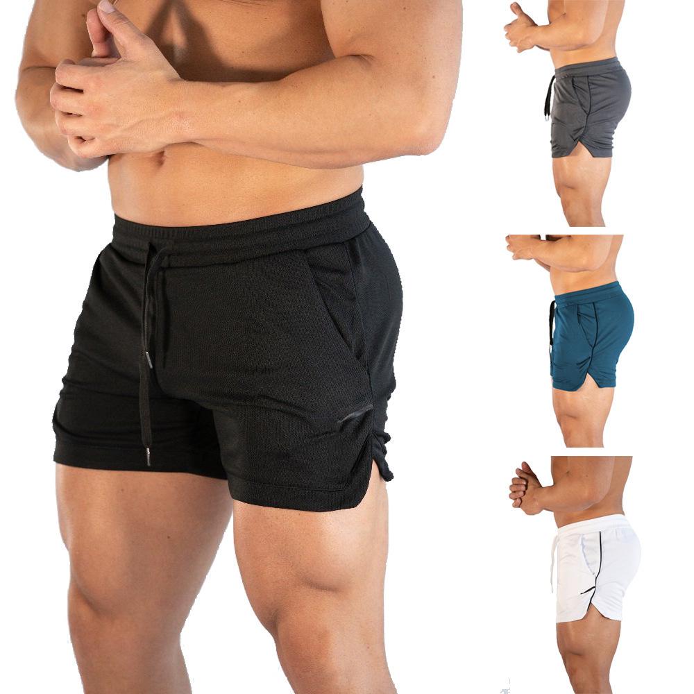 High Quality New Spring Summer Men Fashion Fitness Training Outdoor Running Shorts Men's Mesh Beach Sports Shorts