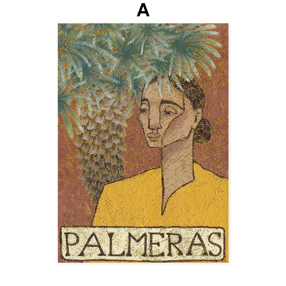 

Woman Fruit Minimalism Abstract Posters Kitchen Wall Art Prints Decoration Canvas Painting Pictures Cocktail Bedroom Decor Mural 21cm×30cm NoFrame