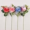 Peony simulation bouquet, indoor home decoration Western rose fake flower Foreign peony