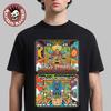 Billy Strings Denver CO 2026 Night 1 And 2 Combined Poster Set At The Ball Arena On September 18 19 2026 T-Shirt