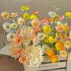 4 Head Artificial Poppy Flowers Bouquet Silk Poppy for Home Bridesmaid Decor Garden Party Wedding DIY Photography Flowers Decor