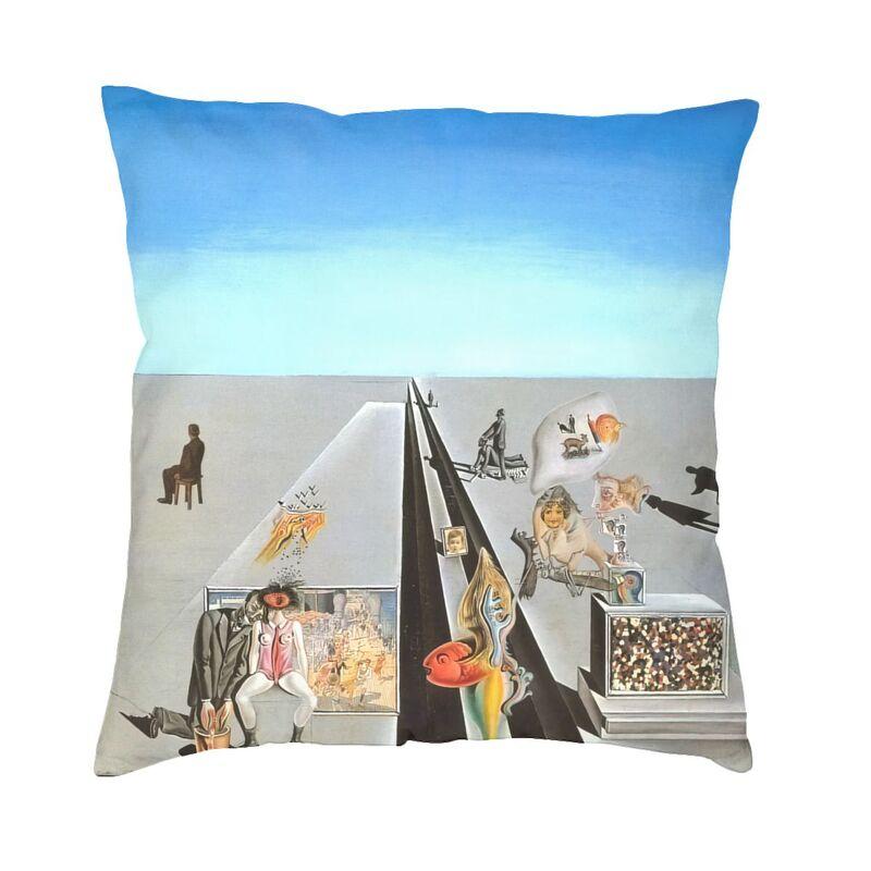 Posiadanie Pamięci Poszewka na Poduszkę 45x45cm Obraz Salvadora Dalego Sztuka Aksamit Urocze Poszewki na Poduszki na Sofę Wystrój Domu