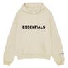 Herren FOG Essentials Samt-Hoodie mit Buchstabenprint - High Street Lockerer Schnitt