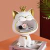 Harz Kätzchen Skulptur Kleinkram Organizer Ornamente Niedliche Haustier Statuen Sortierkasten Kunsthandwerk Geschenke Heimdeko für Arbeitszimmer Büro