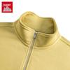 Anta Women's Retro Color-Block Lapel Pullover Sweatshirt