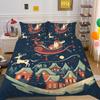 3D Christmas Printing Duvet Cover Set Full Size Microfiber Bedding Set High Ranking Lovely Bedspreads