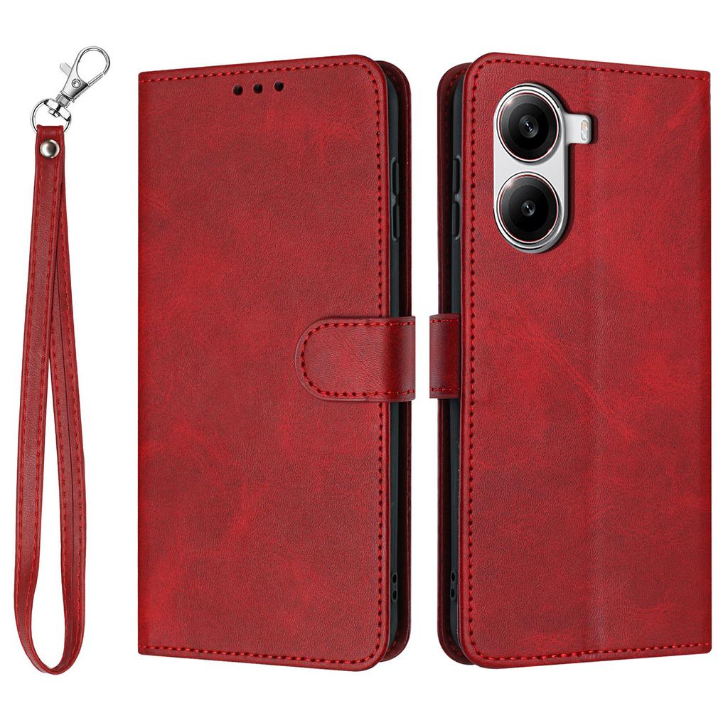 For Xiaomi Redmi Turbo 4 5G/Poco X7 Pro 5G Case Flip Stand PU Leather Wallet Phone Cover Calf Texture