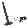 Foldable Desktop Computer Mic Black Portable Condenser Microphone  Interview Recording