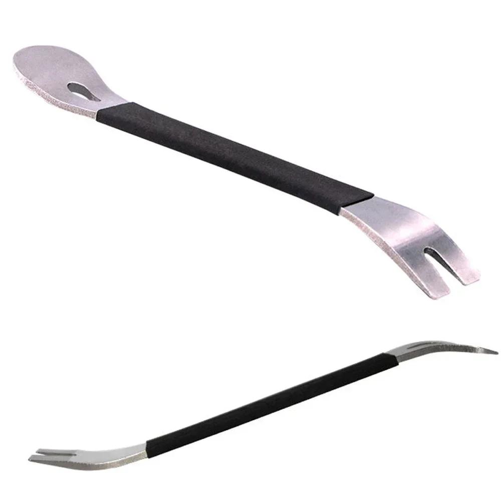 6Pcs Portable Auto Door Clip Trim Removal Tools Kits Car Dashboard Audio Radio Panel Repair Metal Removal Pry Disassembly Tool