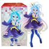 18.9cm Anime No Game No Life Figure Shiro Figure Cat Ear School Uniform Ver Figure Toy Gift Collection Aciton Figure PVC