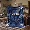 Everton Fußball Druck Flanell Decke Weich Warm Sofa Bett Überwurf für Zuhause Büro Schlafzimmer
