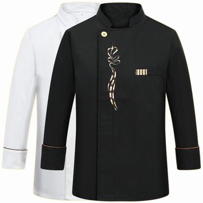 Chef Mantel Männer Frauen Langarm Restaurant Uniform Kochen Jacke Küche Kleidung Bäcker Kellner Tragen