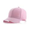 (Pink) Men Women Baseball Cap Solid Color Adjustable Unisex Baseball Cap Sports Tennis Golf