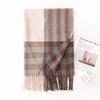 Women's New Winter Scarf All Match High End Shawl  Tassel  Korean Style Plaid  Warm Couple  Thickened Scarf