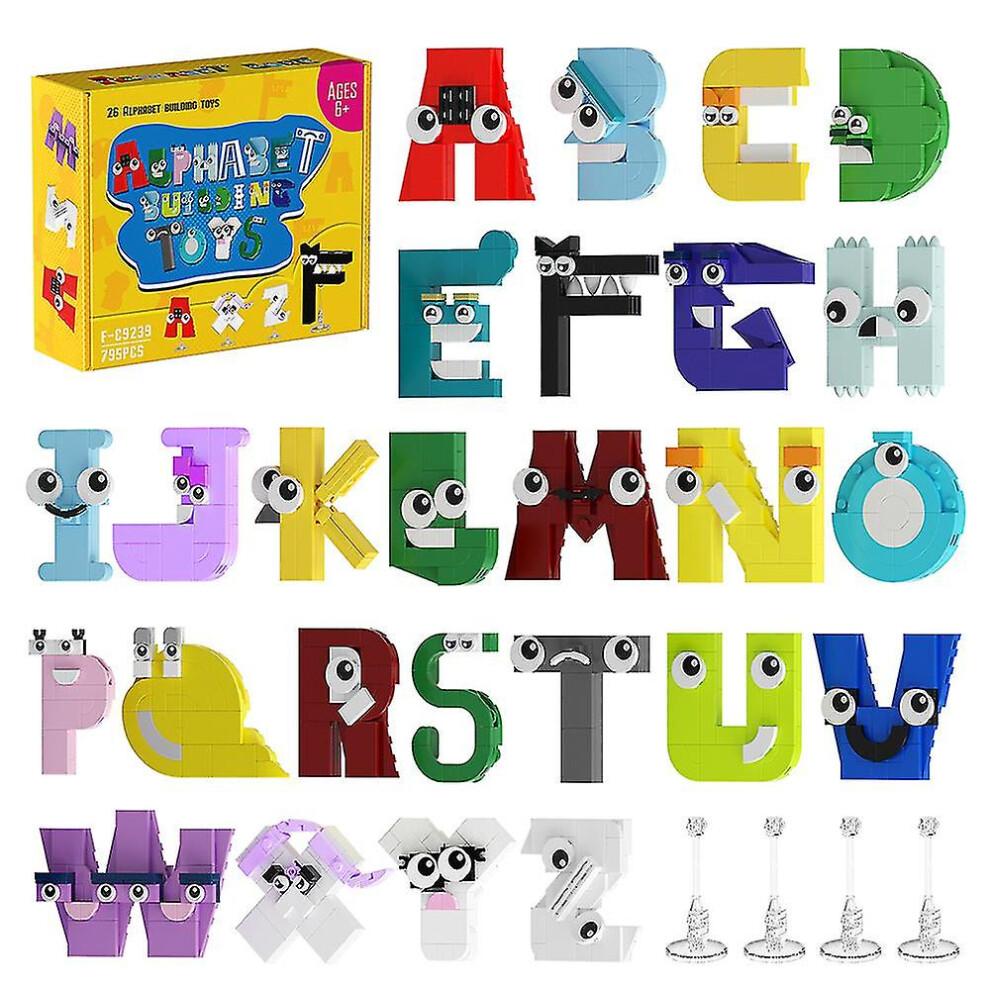 Alphabet Lore 26 Letter Combinations Educational Toys Set 969 Pieces Creative Toys Blocks For Kids Gift