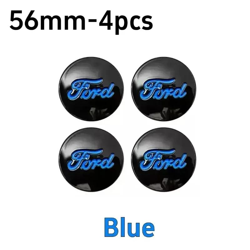 

Car Sticker Ford New 2025 Hot 56mm Metal Car Wheel Center Sticker Hub Decal Accessories for Ford Shelby Focus Everest F150 Range