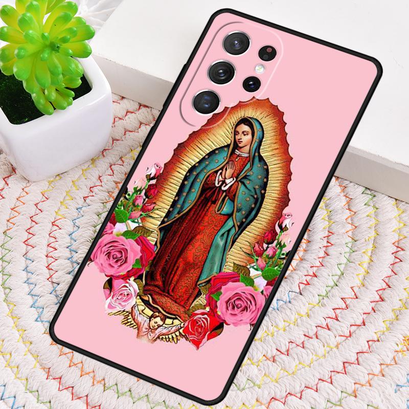 Virgin Maria print TPU Phone Case For Samsung Galaxy note 10 pro S26 S25 S24 S23 S22 Ultra Plus S21 FE S20 Shockproof Cover
