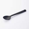 MUJI Silicone Cooking Spoon 25cm 82577105 (Small), Approx. Long, Black,