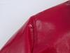 2025 Spring Women's Red Glossy Leather Lapel Jacket – European & American Style
