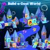 Ocean World Magnetic Tiles Set - Colorful STEM Educational Toy