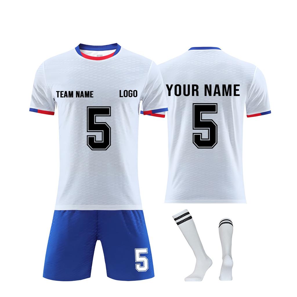 DIY Custom Adult And Children Three-piece Football Uniforms