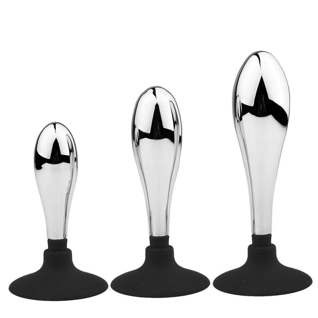 Ancoră Picătură de Apă Metal Dop Anal - Jucărie SM pentru Adulți Purtabilă pentru Dilatare