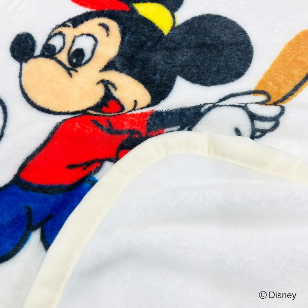 MORIPiLO Morishita Lap Blanket Misato Pottery Mickey Ivory 70x100cm Half Blanket Disney Character Goods 4621430