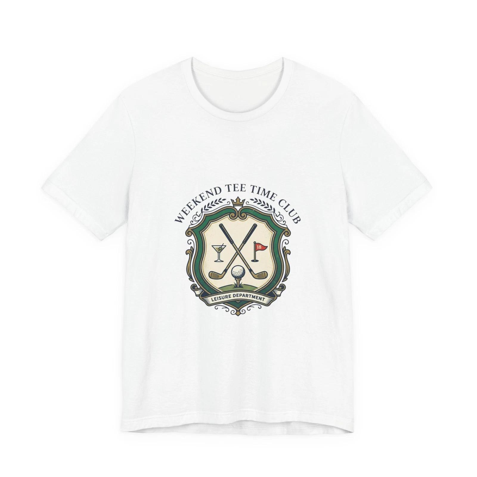 

Weekend Tee Time Club T-shirt | Golf Aesthetic, Retro Golf Dad Shirt XL