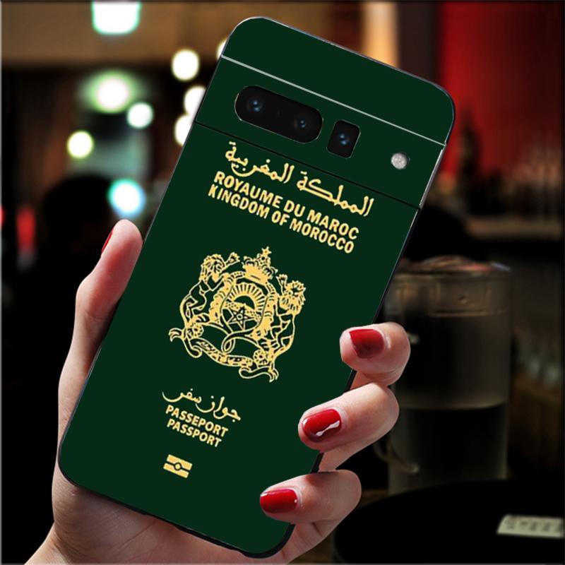 

Phone Case For Google Pixel 10 Pro 9 Pro XL 9A 8 7 6 Pro Pixel 8A 7A 6A Pixel 8 7 6 5 Morocco Flag Passport Google Pixel 9 Pro