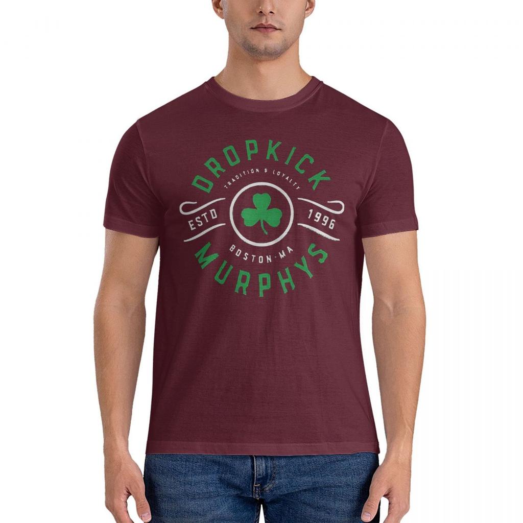 Maglietta da Uomo Rock Band Tempo Libero Puro Cotone T-shirt Manica Corta Dropkick Murphys T-shirt Girocollo Abbigliamento 4XL 5XL