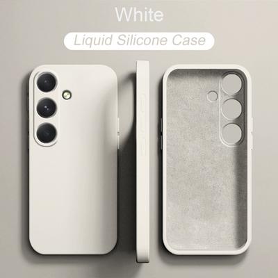 Custodia in silicone liquido di lusso a 10 colori per Samsung Galaxy S25 S25+ S24 FE Ultra A06 A16 A26 A36 A56 5G A05 A05S A15 A25 A35 A55