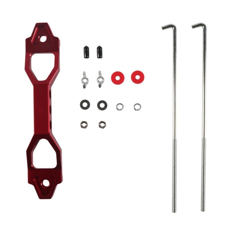 

Battery Hold Down Bracket Tray Tie Down Kit for Car Hold Down Plate Rods Washers Nuts Kit with J Bolts 1