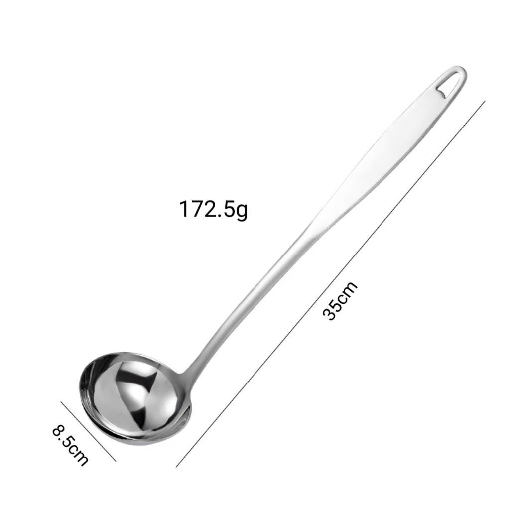 Modern Cooking Stainless Steel Soup Ladle With Long Handle For Hot Pot And Cooking