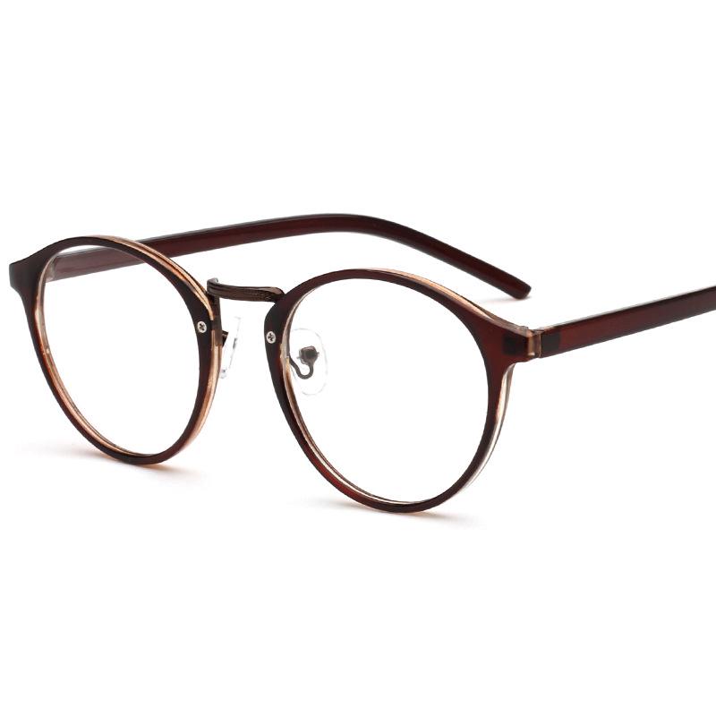 Fashion Vintage Retro Classic Round Elegant Women Girl glasses Nerd Geek Clear Lens Eyewear non prescription glasses