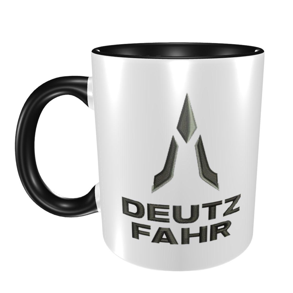 Deutz Fahr Logo Merchandise Mug Funny Ceramic Coffee Cups Tea Mugs Milk Cup Drinkware Gift for Friends One Size